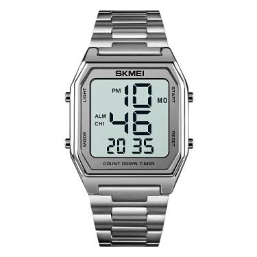 Imagem de Relógio Unissex Skmei Digital 1735 Prata