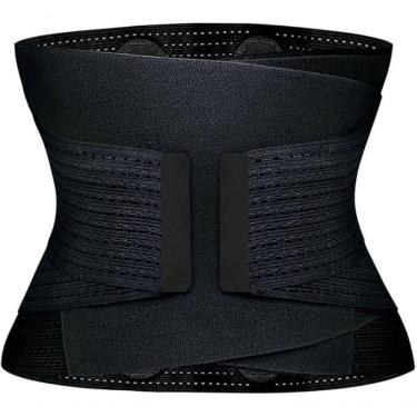 Imagem de Cinta Modeladora Abdominal Lombar Elástico Tamanho Único - Preto