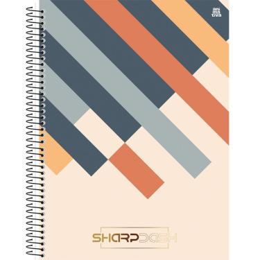 Imagem de Caderno Universitário Smartlines Sharpdash Animativa Estampa 2 Capa Dura com 80 Folhas...