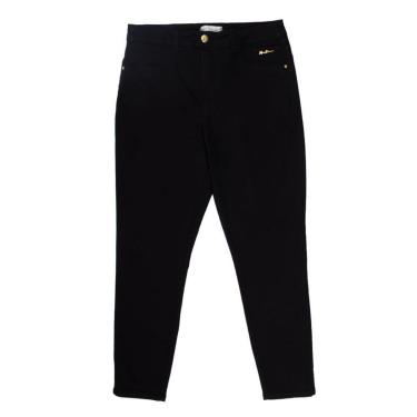 Imagem de Calça Jeans Feminina Max Denim Plus Size Skinny Curve Preto-Feminino