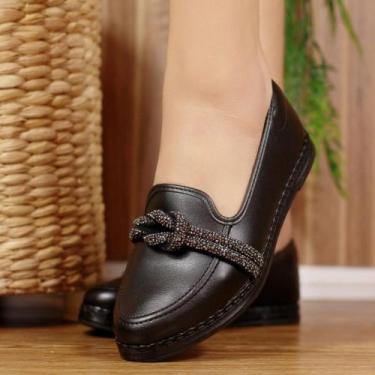 Imagem de Sapatilha Beira Rio Sapato Loafer Feminino Elegante 4233.416 Cor:Preto