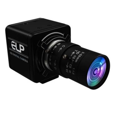 Imagem de Webcam ELP Global Shutter USB 1080P 90fps com zoom manual