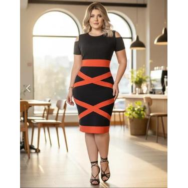 Imagem de Vestido Midi X Moda Feminina Evangélica - Miss FLOWER, Preto com terra