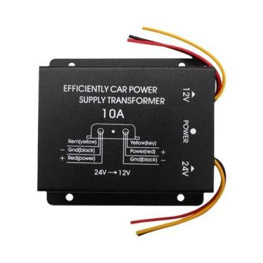 Imagem de Conversor De Tensão Automotivo 24V Para 12V 10A 15A 20A 30A Módulo Ada