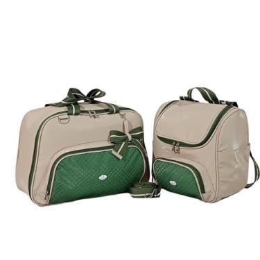 Imagem de Kit Bolsa Maternidade Completo 3 Peças Grande, Mochila E Trocador Impe