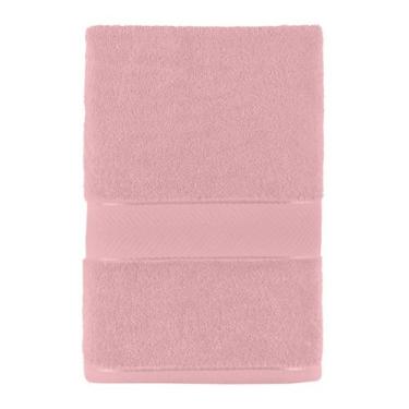 Imagem de Toalha de Banho Duomo Fio Penteado 520g/m Teka Premium, Rosa
