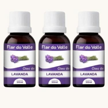 Imagem de Óleo Vegetal de Lavanda - Flor do Valle 30ml, 3 Unidades