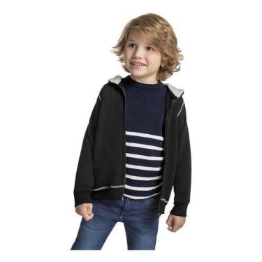 Imagem de Jaqueta Infantil Menino Casaco Inverno Capuz Forrado De Pelo - Rovitex