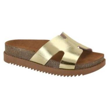 Imagem de Sandália Moleca  Flatform, Dourado, 36
