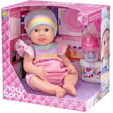Imagem de Boneca Diver Reborn Menina Brincar de Papinha Divertoys
