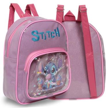 Imagem de Mochila Infantil Stitch Costas Feminina Pre Escola Pequena - Plike