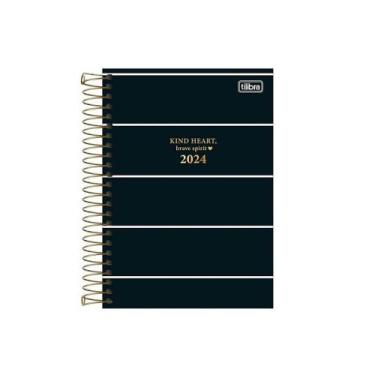 Imagem de Agenda Espiral Diária 2024 14x20cm 176F West Village Tilibra