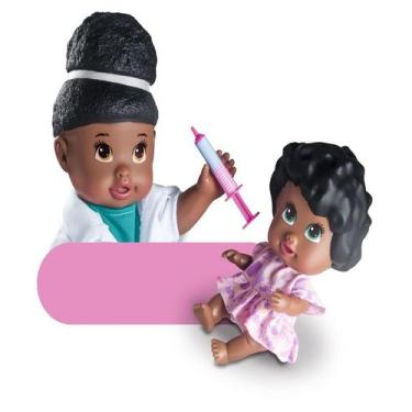 Imagem de Boneca Coleção Best Doctors Brinquedos Milk, Negra