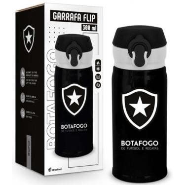 Imagem de Garrafa Térmica Flip 300ML Times de Futebol Sortidos Cor:Botafogo - Br