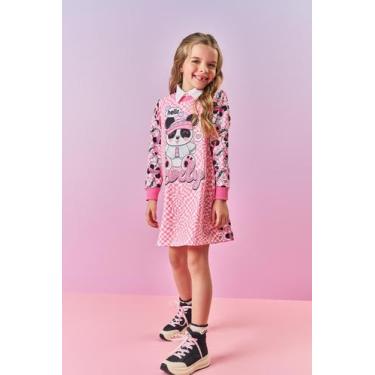 Imagem de Vestido Infantil Menina Lovely Panda Rosa Mundo Cinti, Rosa, 2