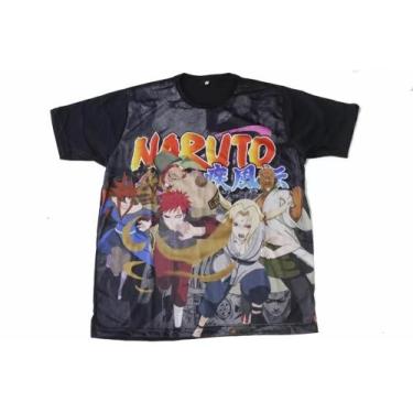 Imagem de Camiseta Naruto Gaara Hokage Kazekage Blusa Adulto Anime A192 BM - Ani