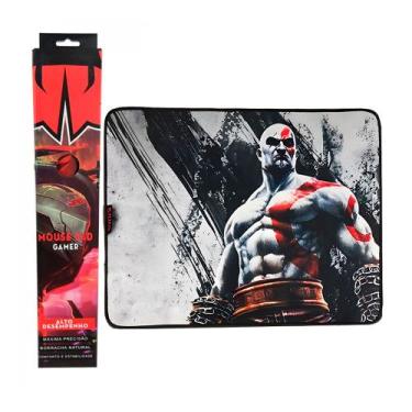 Imagem de Mouse Pad Gamer Grande KNUP, 420x320mm Superficíe Têxtil Antiderrapant