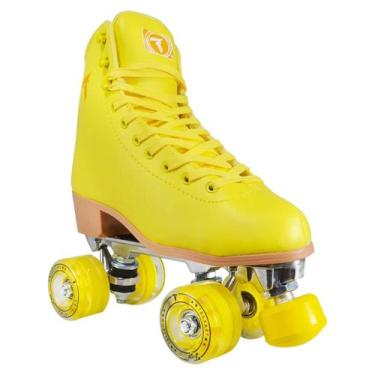 Imagem de Patins Quad Traxart Foxxy Amarelo - 58mm X 32mm Abec-5, 35