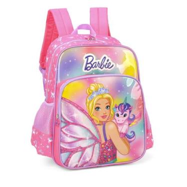 Imagem de Mochila Escolar de Costas Barbie Unicórnio IS39121 RS