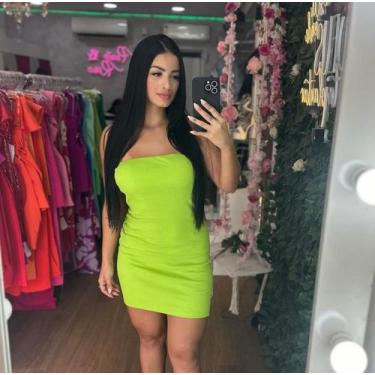Imagem de Vestido básico feminino sem alça - MAGALU 