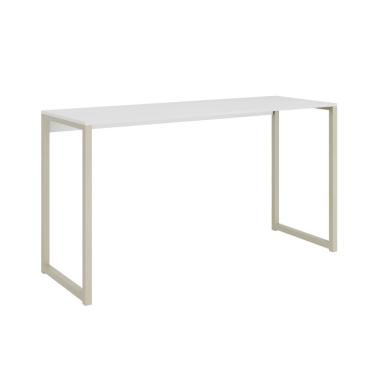 Imagem de Mesa Escrivaninha Industrial Desk 90 Color Quarto Escritório Branco Creme Cota