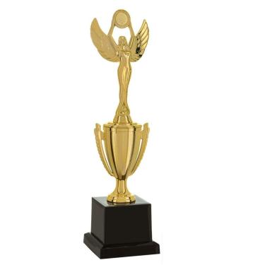 Imagem de Troféu Vitória Vencedor 501582 Honra ao Mérito 32cm Dourado para Premiações e Homenagens