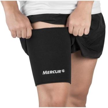 Imagem de Mercur Coxal Elástico Cor Preto 1 Par Tamanho G BC0670-CP