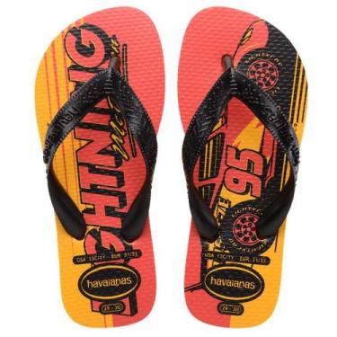 Imagem de Chinelo Infantil Havaianas Kids Cars Masculino, Amarelo, 23/24