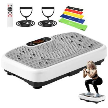 Imagem de Plataforma Vibratória SoftGym com capacidade de 204 kg e faixas