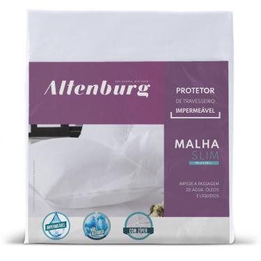 Imagem de Protetor de Travesseiro Impermeável Malha Slim 50x70CM Antialérgico Antiácaro Branco Altenburg