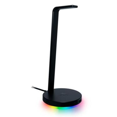 Imagem de Suporte para Headset Gamer Razer Station V2, Surround Sound 7.1, Chrom