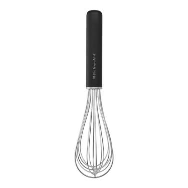 Imagem de Fouet Batedor de Ovos KHH060OHOBEG Profissional Aço Inox e Plástico ABS Cabo Ergonômico Cozinha Preto Kitchenaid