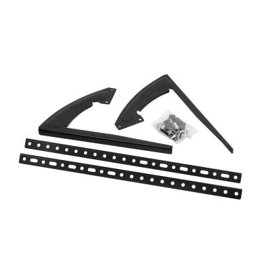 Imagem de Base de Mesa para TV Multivisão STAND-3675-PR Suporte Fixo 36 a 75 Polegadas Aço Compatível LCD LED Plasma Preto