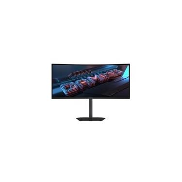 Imagem de Monitor Gamer Curvo Gigabyte 34", QHD, 120Hz, 1ms, VA, Adaptive-Sync, FreeSync Premium, HDR Ready, Altura Ajustável, Preto - GS34WQCA