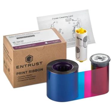 Imagem de Fita de cores Entrust 525100-004-S100 YMCKT para 500 impressões - Marc
