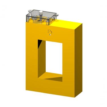 Imagem de Transformador de Corrente KR 8555 para Medição em Baixa Tensão com Janela 85x55mm Branco Kron Medidores 2500-5A 0,3C12,5