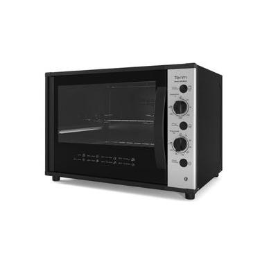 Imagem de Forno Elétrico de Bancada Terim Smart60 Black 60L 1750W com Espeto Giratório Preto 110V