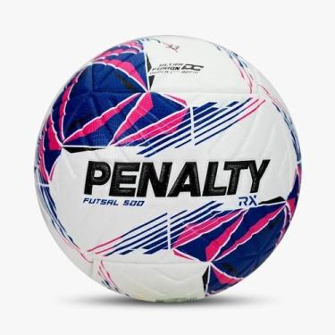 Imagem de Bola Futsal Penalty Rx 500 Xxvi, Único, Branco, Azul