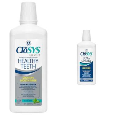 Imagem de Enxaguante bucal CloSYS 946 ml Healthy Teeth Ultra Sensitive