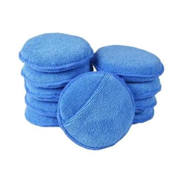Imagem de 10 Peças De Almofadas Aplicadoras De Microfibra Para Detalhamento Auto