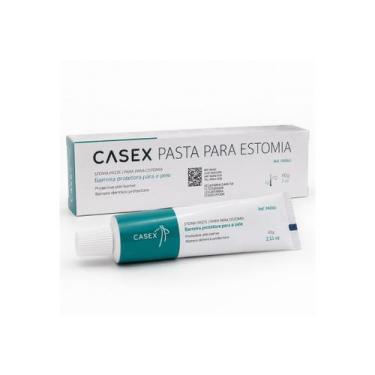 Imagem de Kit 10 Pasta para Ostomia Casex 60g: Vedação Segura e Prevenção de Vaz