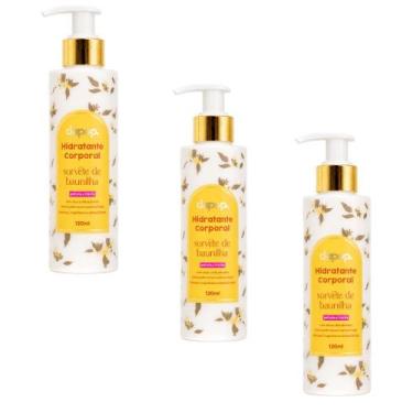 Imagem de Kit 3 Hidratante Corporal Sorvete de Baunilha Dapop 120ml