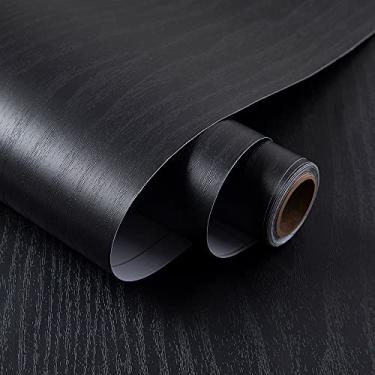 Imagem de WSWJDW Adesivos de parede de vinil de madeira à prova d'água Papel de parede de papel autoadesivo para portas Gabinete de mesa Adesivo decorativo de móveis modernos, 3,60 cm x 2 m