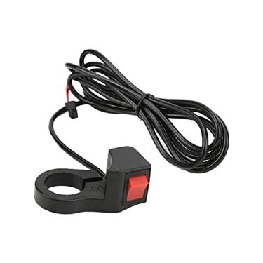 Imagem de RiToEasysports Interruptor de guidão para scooter de bicicleta elétrica, interruptor de módulo de 2 velocidades, engrenagens altas, interruptor de velocidade variável adequado para guidão de 22,5 mm