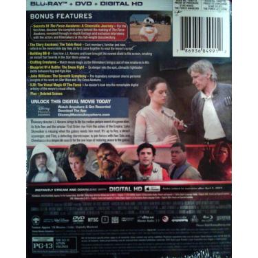 Imagem de Star Wars: The Force Awakens SteelBook with Bonus Content - Blu Ray + DVD + Digital HD