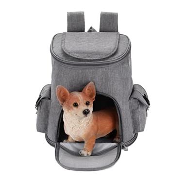 Imagem de Mochila para estimação - Mochila Respirável Visual Pet Carrier Dog Caminhadas | Portador mochila para cães pequenos Fovolat