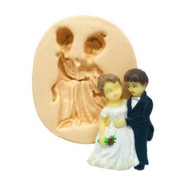 Imagem de Molde De Silicone Casamento, Noivos