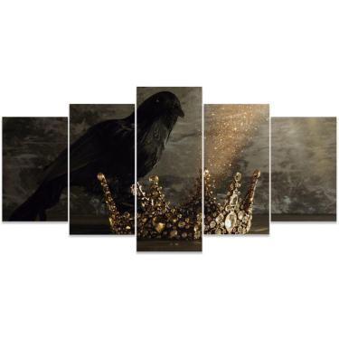 Imagem de Quadro Decorativo Sala Quarto Escritório Crow