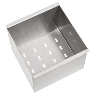 Imagem de Escorredor profundo Tramontina 15x16cm para Sobrepor na Calha Úmida Aço Inox com Acabamento Scotch Brite Tramontina