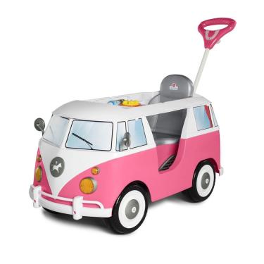 Imagem de Carrinho de Passeio Calesita Kombina c/ Haste e Pedal - Rosa